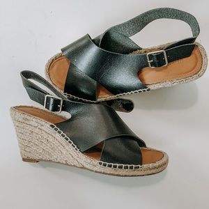 Espadrille wedge sandals